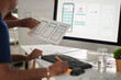 © DragonImages - Team Working on Interface Design