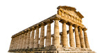 Fototapeta Nowy Jork - Temple of Athena at Paestum. PNG image transparent background