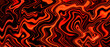 Liquid metal abstract luminous orange magma metallic with texture aluminum alloy for wallpaper and background
