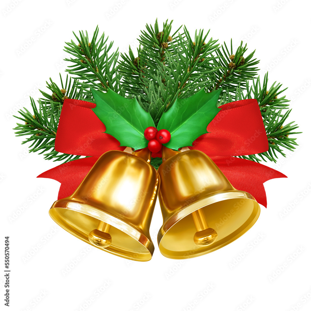 クリスマス ベル イラスト リアル Stock Illustration | Adobe Stock