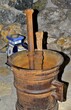 old mortar and pestle