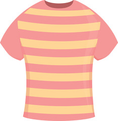 Sticker - Fashion cotton icon cartoon vector. Sport tshirt. Boy wear