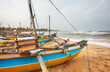 Leinwandbild Motiv Boat on Sri Lanka