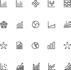 Canvas Print - Infographic Line Vector Icons