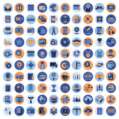 Wall Mural - business and marketing, programming, data management, internet connection, social network, computing