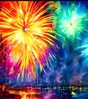 © dreamyart - The sky is dark and filled with stars. In the distance, there is a faint sound of music and laughter. Somewhere close by, someone is setting off fireworks. The first firework explodes in the sky, ligh