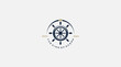 © Norin - Ocean King badge boat logo design template
