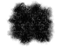Black Pieces Of Smudge Texture, Dark Grunge Material, Asphalt, Paint Brush, Isolated Element	
