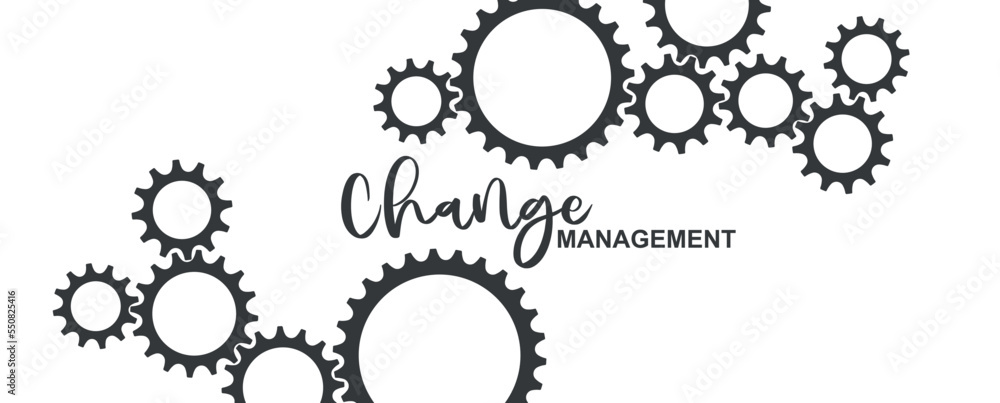 Change Management sign on white background Stock Vector | Adobe Stock