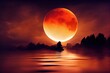 big soothing blood moon wallpaper
