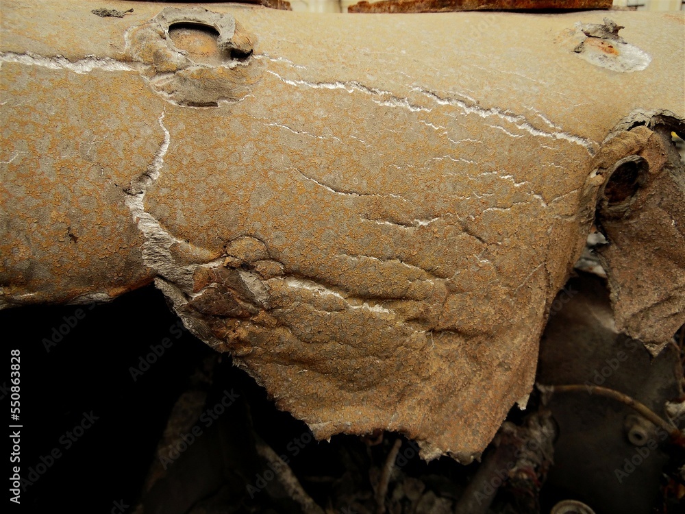 ภาพถ่าย Stock texture of padded armor of an infantry fighting vehicle ...