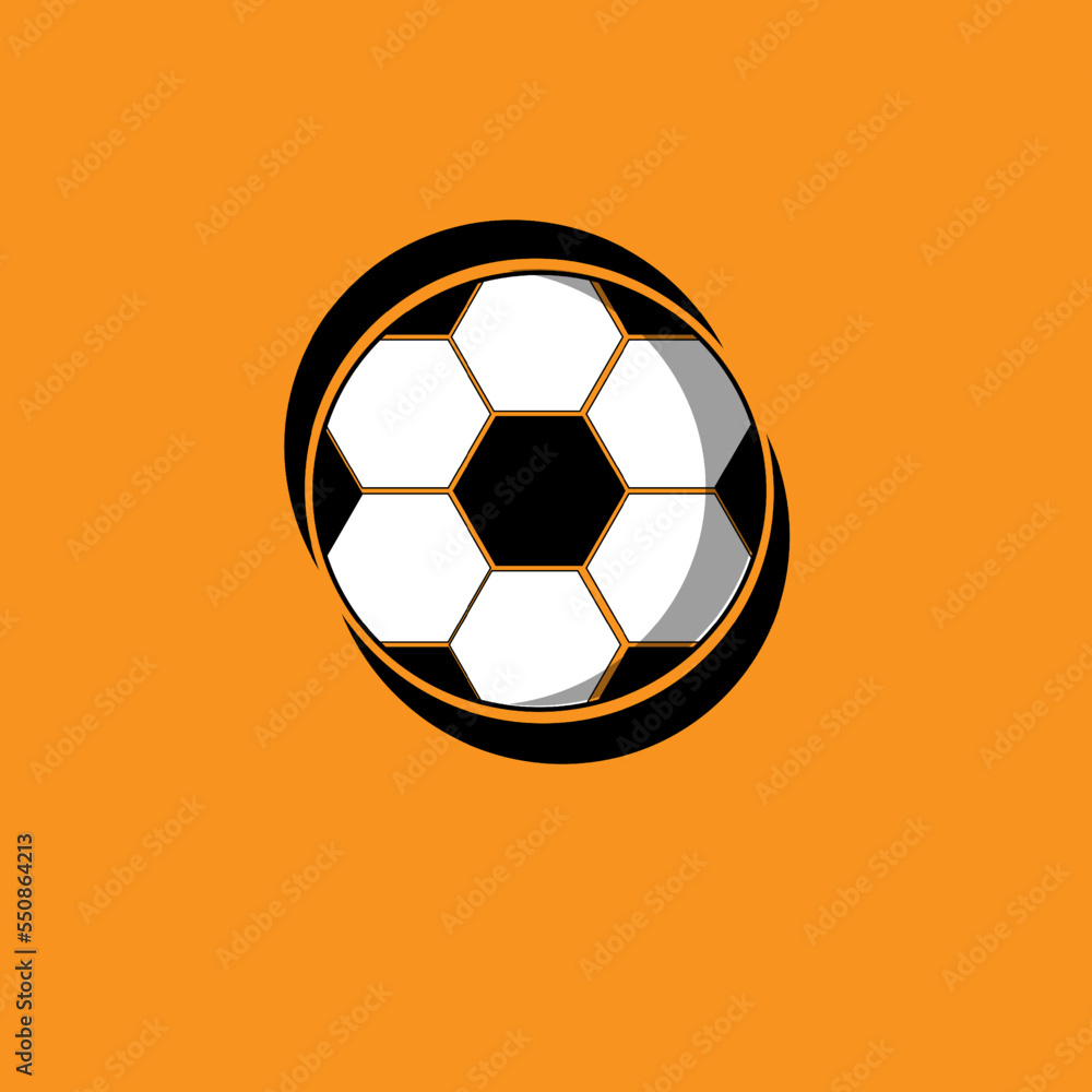 Football-vector in adobe illustrator Stock Vector | Adobe Stock