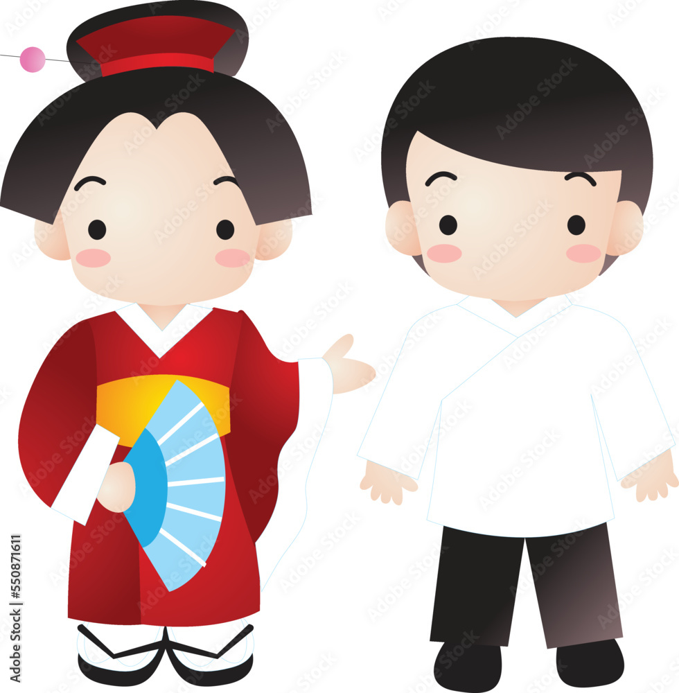 wedding doodle cartoon kawaii anime coloring page cute illustration
