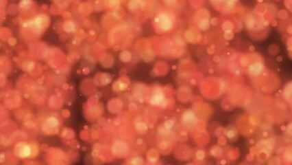 Wall Mural - Bokeh background animation, Futuristic mysterious flowing digital particles wave de-focus virtual reality abstract cyber space environment background. 