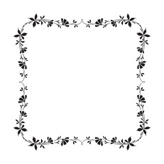 Frame, in the style of an ornament, Vector illustration eps 10, Art.	