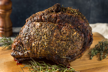 Wall Mural - Homemade Standing Prime Rib Beef Roast