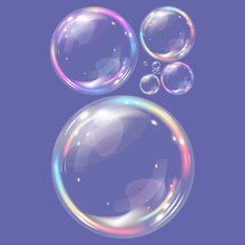 Illustration Of Soap Bubbles