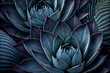 © zedtox - agave cactus dark blue