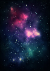 Wall Mural - fantastic clouds starry space