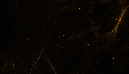 Wall Mural - background of golden dust shimmer particles