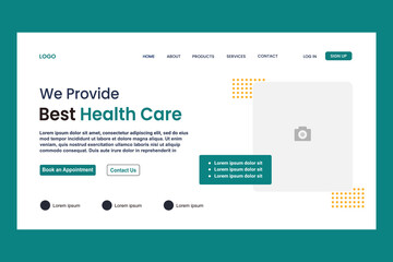 Wall Mural - we provide best health care web page for website and responsive mobile website template easy to edit