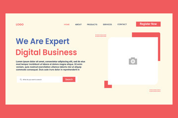 Wall Mural - we are expert of digital marketing web page for website and responsive mobile website template easy 