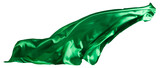Fototapeta  - Green cloth flutters