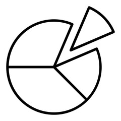 Sticker - Pie Chart Icon Style