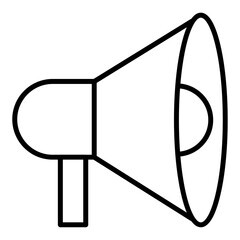 Sticker - Megaphone Icon Style