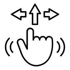 Sticker - Gesture Control Icon Style