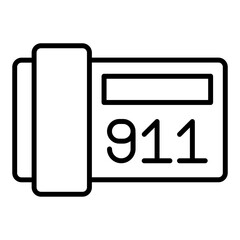 Sticker - 911 Icon Style