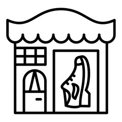 Poster - Shoe Shop Icon Style