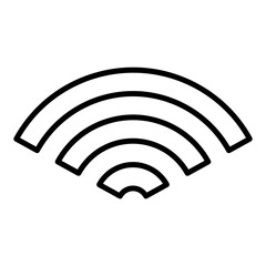 Wall Mural - Wifi Connection Icon Style