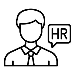 Wall Mural - Human Resources Icon Style