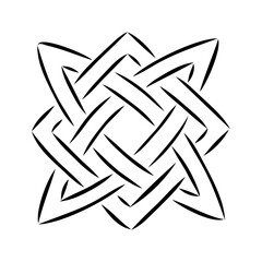 slavic amulet vector sketches, the sign of svarog