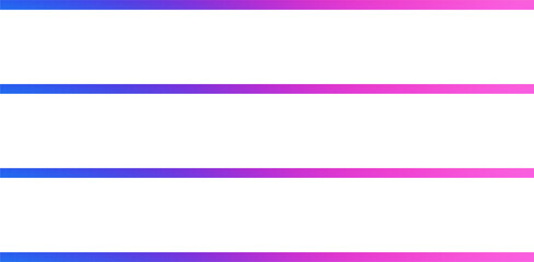 Purple violet pink colorful gradient horizontal straight three lines stripes writing isolated overlay transparent elements shapes geometric png	