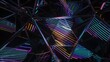 Abstract neon laser background
