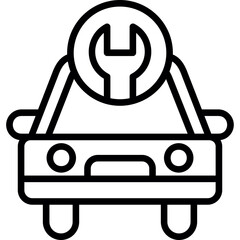 Poster - Car Service Icon