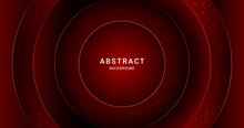 Red Black Color Abstract Background For Social Media Design Ripples Pattern Vector Illustration.