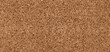 © SD Danver - Cork board vector texture. Realistic cork wall pattern. Brown grainy wood sheet, close up. Plywood horizontal banner. School pin board. Granite tile design. Abstract natural stone plate