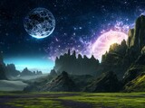 Fototapeta Kosmos - Far cosmos amazing views wallpapers