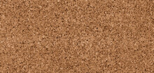 Cork Board Vector Texture. Realistic Cork Wall Pattern. Brown Grainy Wood Sheet, Close Up. Plywood Horizontal Banner. School Pin Board. Granite Tile Design. Abstract Natural Stone Plate