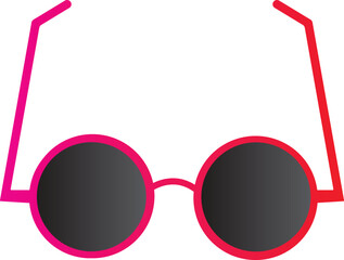 Wall Mural - Sunglasses Icon. Dark Sunglasses Vector Illustration gradient vector