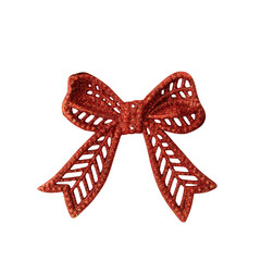 Wall Mural - glitter ribbon decoration cutout, png file.