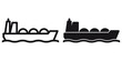 ofvs251 OutlineFilledVectorSign ofvs - lng tanker icon . (liquefied natural gas) . isolated transparent . outline and filled version . AI 10 / EPS 10 . g11591
