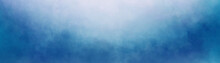 Elegant Light Blue Background With White Hazy Top Border And Dark Blue Green Grunge Texture Bottom Border, Luxury Pastel Blue Design