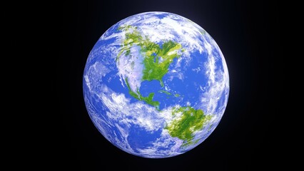 Wall Mural - Stop climate change, stop world warming. Return blue and green planet earth as jpg file on black background. Elements of this image furnished by NASA