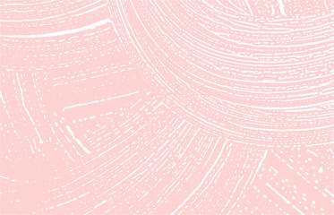 Grunge texture. Distress pink rough trace. Grand b