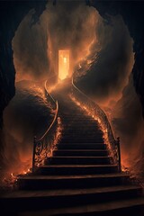 Wall Mural - Stairway to Hell