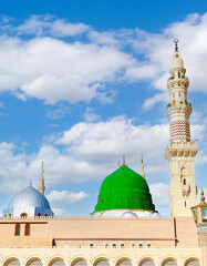 Wall Mural - Nabawi Mosque or Prophet Mosque in Medina, Saudi Arabia